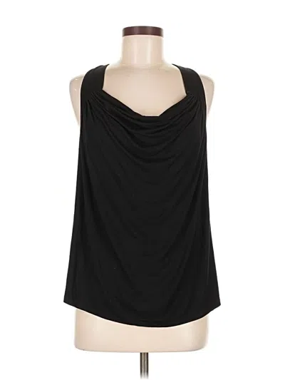 Pre-owned Assorted Brands Tank Top Black Cowl Neck Tops