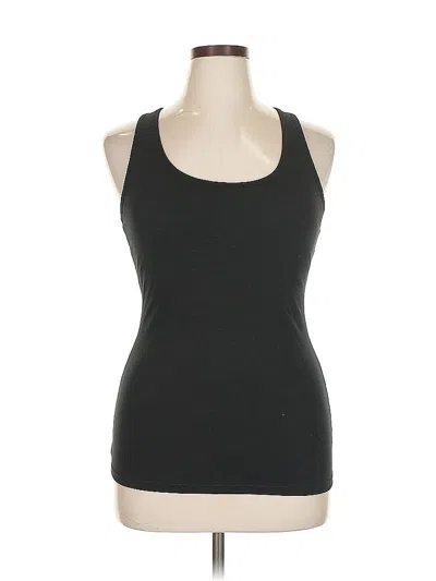 Pre-owned Assorted Brands Tank Top Black Halter Neckline Tops