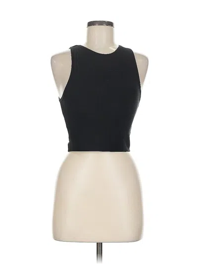 Pre-owned Assorted Brands Tank Top Black Halter Neckline Tops