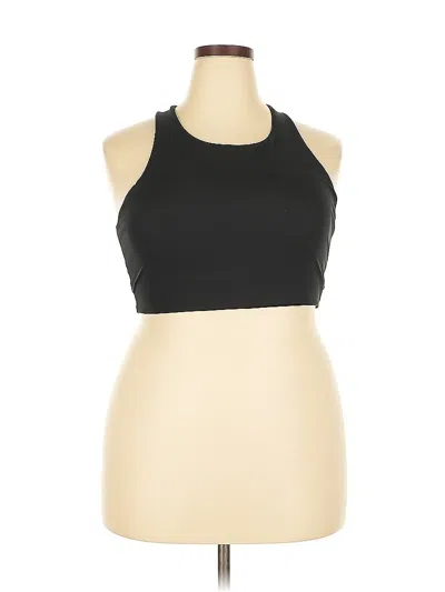 Pre-owned Assorted Brands Tank Top Black Halter Neckline Tops
