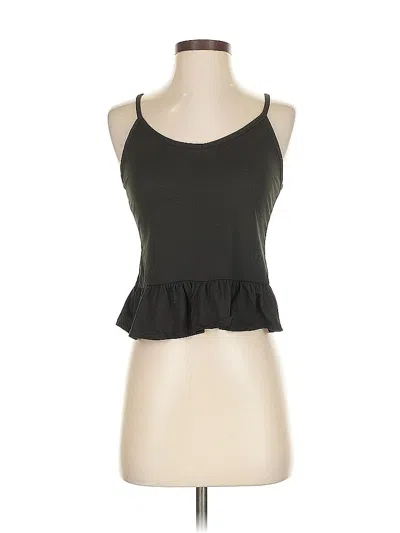 Pre-owned Assorted Brands Tank Top Black Halter Neckline Tops