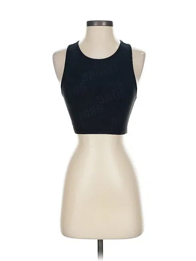 Pre-owned Assorted Brands Tank Top Black Halter Neckline Tops