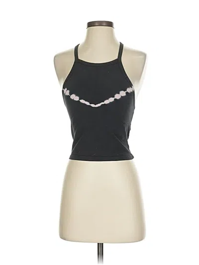 Pre-owned Assorted Brands Tank Top Black Halter Neckline Tops
