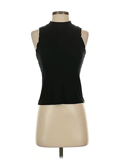 Pre-owned Assorted Brands Tank Top Black Halter Neckline Tops