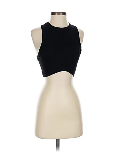 Pre-owned Assorted Brands Tank Top Black Halter Neckline Tops