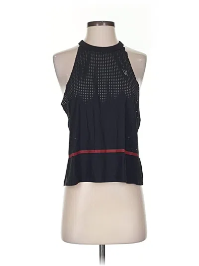 Pre-owned Assorted Brands Tank Top Black Halter Neckline Tops