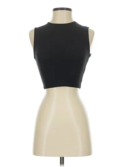 Pre-owned Assorted Brands Tank Top Black Halter Neckline Tops