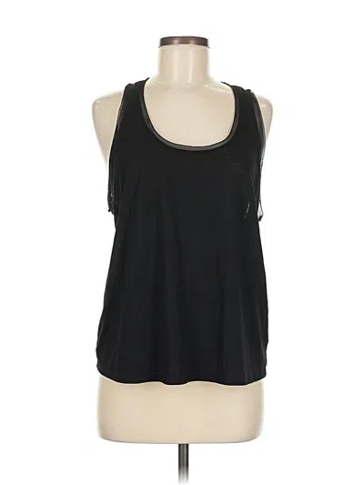 Pre-owned Assorted Brands Tank Top Black Halter Neckline Tops