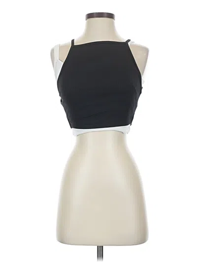 Pre-owned Assorted Brands Tank Top Black Halter Neckline Tops
