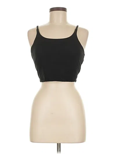 Pre-owned Assorted Brands Tank Top Black Halter Neckline Tops