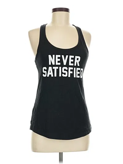Pre-owned Assorted Brands Tank Top Black Halter Neckline Tops