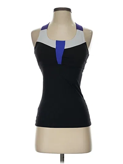 Pre-owned Assorted Brands Tank Top Black Halter Neckline Tops