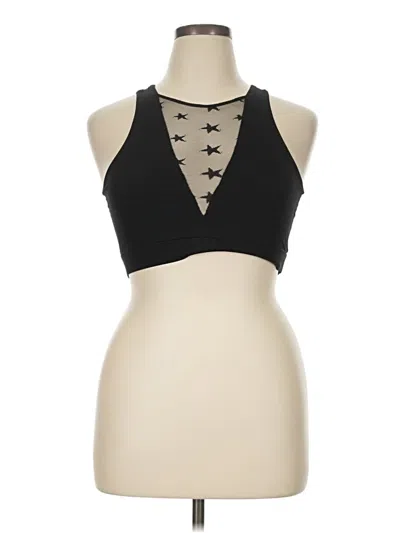 Pre-owned Assorted Brands Tank Top Black Halter Neckline Tops