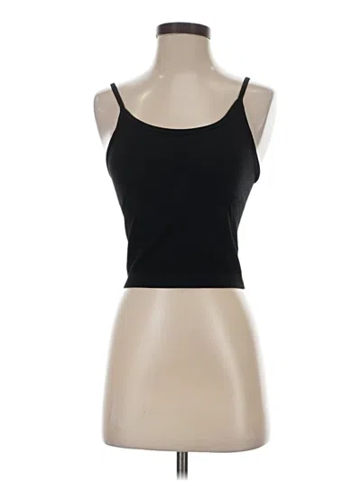 Pre-owned Assorted Brands Tank Top Black Halter Neckline Tops