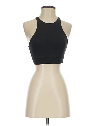 Pre-owned Assorted Brands Tank Top Black Halter Neckline Tops