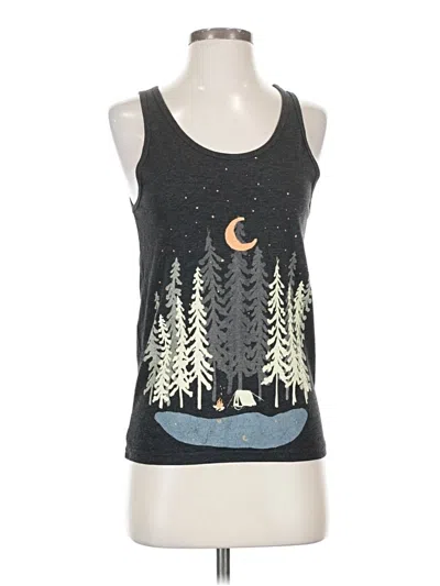 Pre-owned Assorted Brands Tank Top Black Halter Neckline Tops
