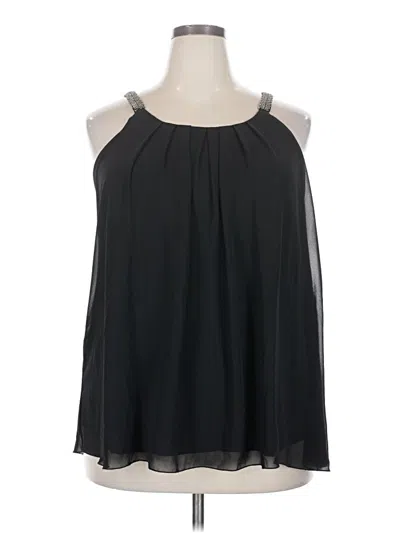 Pre-owned Assorted Brands Tank Top Black Halter Neckline Tops