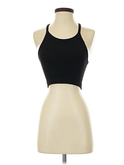 Pre-owned Assorted Brands Tank Top Black Halter Neckline Tops