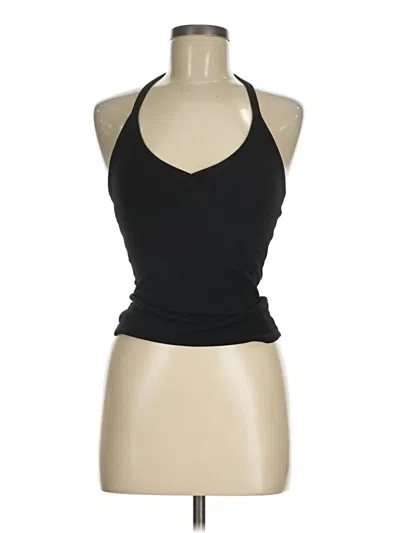 Pre-owned Assorted Brands Tank Top Black Halter Neckline Tops