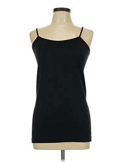 Pre-owned Assorted Brands Tank Top Black Halter Neckline Tops