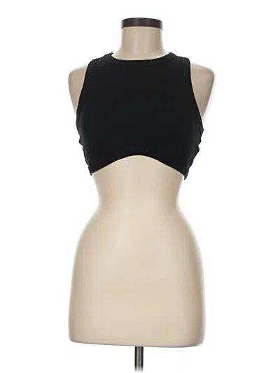 Pre-owned Assorted Brands Tank Top Black Halter Neckline Tops