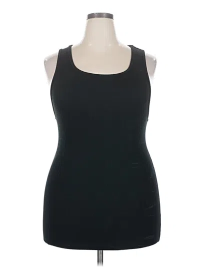 Pre-owned Assorted Brands Tank Top Black Halter Neckline Tops