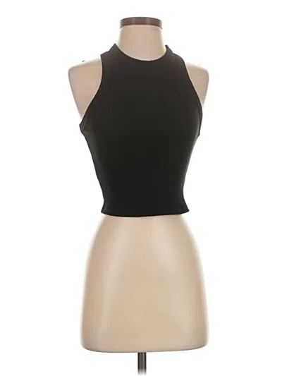Pre-owned Assorted Brands Tank Top Black Halter Neckline Tops