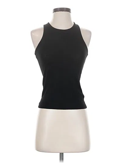 Pre-owned Assorted Brands Tank Top Black Halter Neckline Tops
