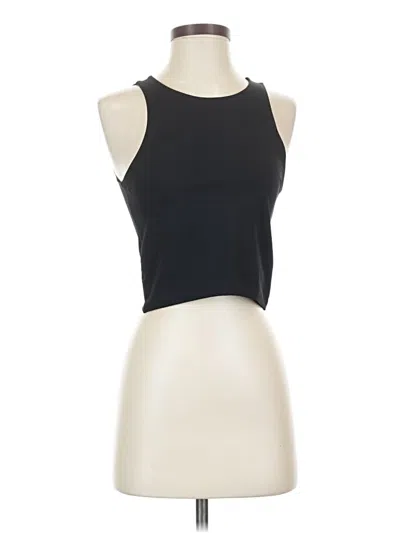 Pre-owned Assorted Brands Tank Top Black Halter Neckline Tops