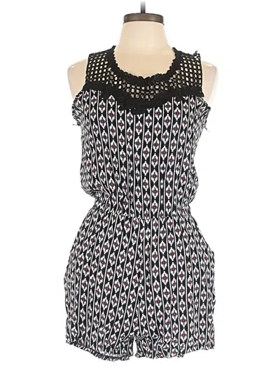 Pre-owned Assorted Brands Tank Top Black Halter Neckline Tops