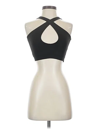Pre-owned Assorted Brands Tank Top Black Halter Neckline Tops