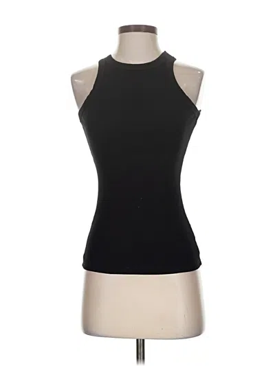 Pre-owned Assorted Brands Tank Top Black Halter Neckline Tops