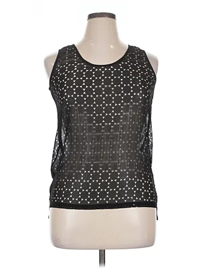 Pre-owned Assorted Brands Tank Top Black Halter Neckline Tops