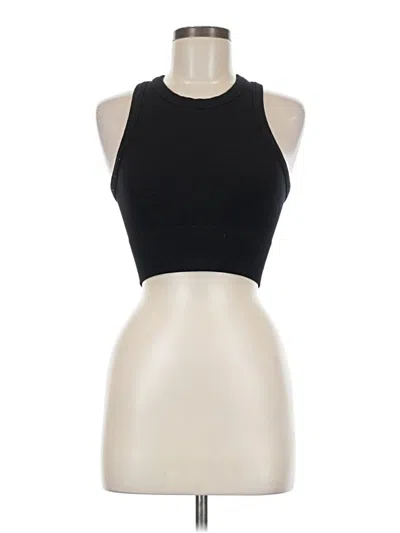 Pre-owned Assorted Brands Tank Top Black Halter Neckline Tops