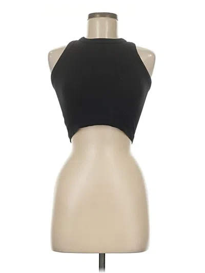 Pre-owned Assorted Brands Tank Top Black Halter Neckline Tops