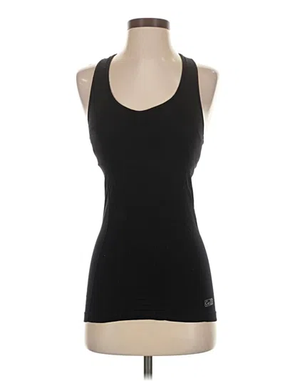 Pre-owned Assorted Brands Tank Top Black Halter Neckline Tops