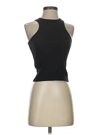 Pre-owned Assorted Brands Tank Top Black Halter Neckline Tops