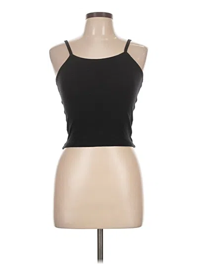 Pre-owned Assorted Brands Tank Top Black Halter Neckline Tops