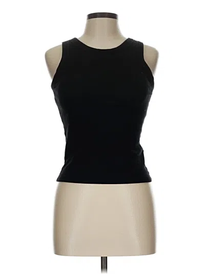 Pre-owned Assorted Brands Tank Top Black Halter Neckline Tops