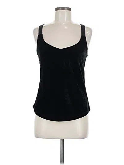 Pre-owned Assorted Brands Tank Top Black Halter Neckline Tops