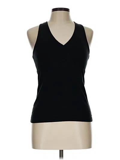 Pre-owned Assorted Brands Tank Top Black Halter Neckline Tops