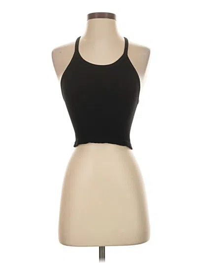 Pre-owned Assorted Brands Tank Top Black Halter Neckline Tops