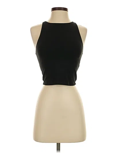 Pre-owned Assorted Brands Tank Top Black Halter Neckline Tops