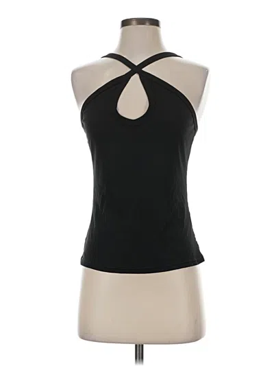 Pre-owned Assorted Brands Tank Top Black Halter Neckline Tops