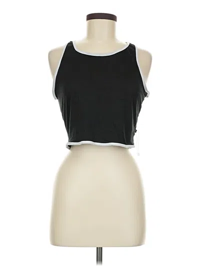 Pre-owned Assorted Brands Tank Top Black Halter Neckline Tops
