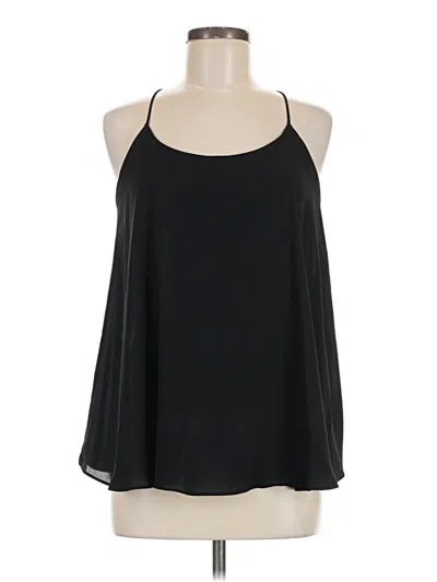 Pre-owned Assorted Brands Tank Top Black Halter Neckline Tops