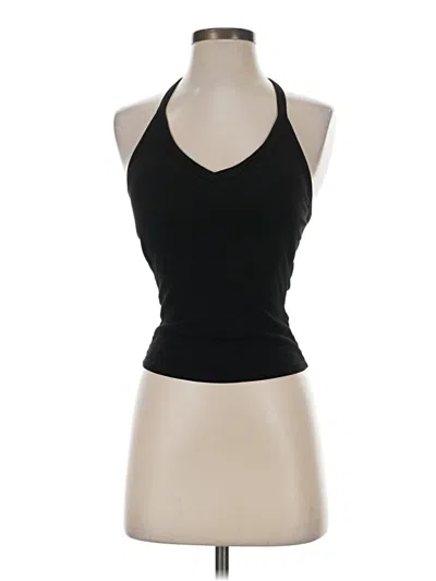 Pre-owned Assorted Brands Tank Top Black Halter Neckline Tops