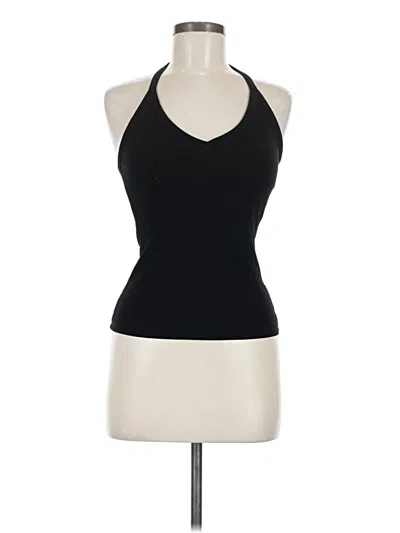Pre-owned Assorted Brands Tank Top Black Halter Neckline Tops