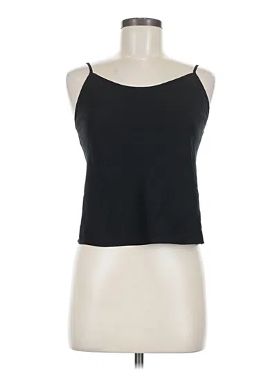 Pre-owned Assorted Brands Tank Top Black Halter Neckline Tops