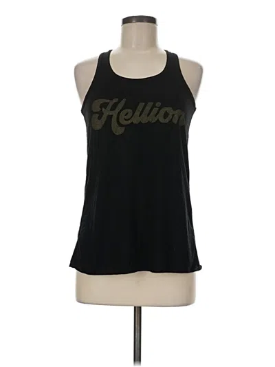 Pre-owned Assorted Brands Tank Top Black Halter Neckline Tops